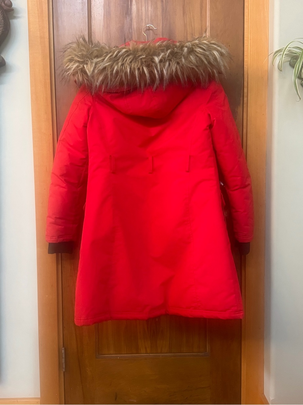 Canadian Weather Gear Bright Red Insulated Winter Jacket with Goose Down, Warm! - Picture 2 of 10